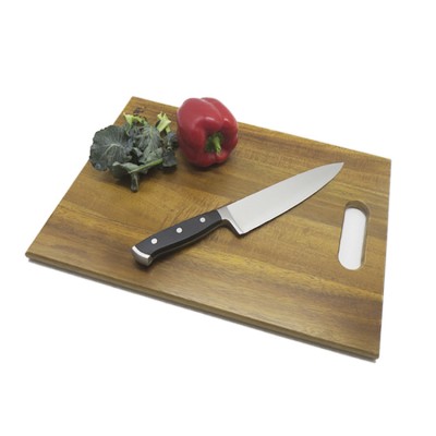 Nice quality acacia wood Carving Board wood with kitchen chef slicing knife