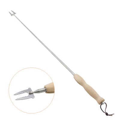 Marshmellow Telescoping Stainless steel Extendable bbq fork for Hot dogs